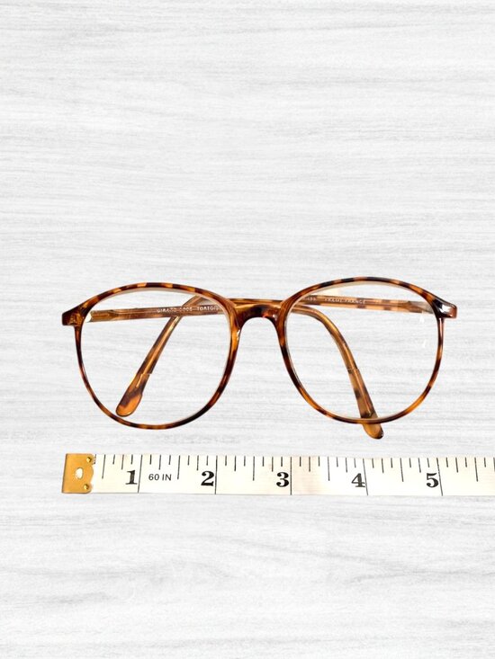 Vintage Girard 5966 Tortoise Eyeglass Frames France 53-17-135 Retro Optical main image 4